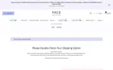 FACE Medical Supply coupon verification screenshot
