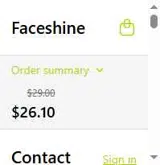SANDYSHINES coupon verification screenshot