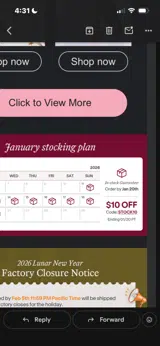 STOCK10 coupon verification screenshot