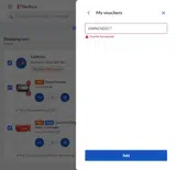 UNPACKED77 coupon verification screenshot