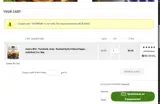 FakeMeats.com coupon verification screenshot