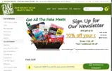 FakeMeats.com coupon verification screenshot
