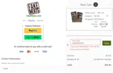 FakeMeats.com coupon verification screenshot
