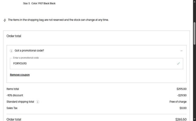Falconeri checkout page showing Falconeri promo code box | Screenshot taken by SimplyCodes community member on May 10, 2025