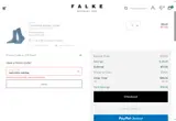 Falke coupon verification screenshot