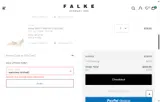 Falke coupon verification screenshot