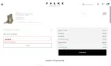 Falke coupon verification screenshot