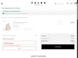 Falke coupon verification screenshot