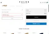 Falke coupon verification screenshot