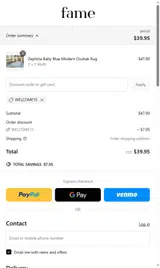 Welcome15 coupon verification screenshot