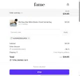 ALEXANDERGUARDI coupon verification screenshot