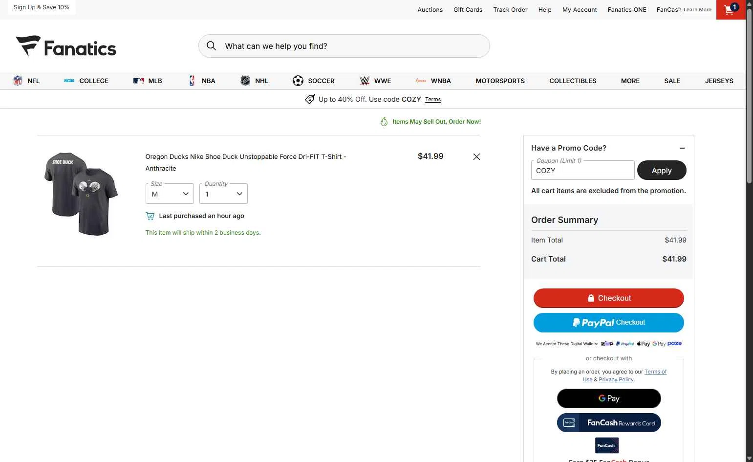 Fanatics Promo Codes - 30% Off (15 Verified) Oct 2025