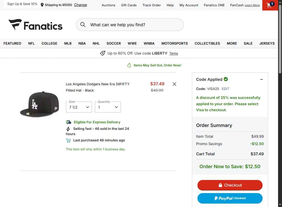 Fanatics Promo Codes - 10% Off (12 Verified) Feb 2026