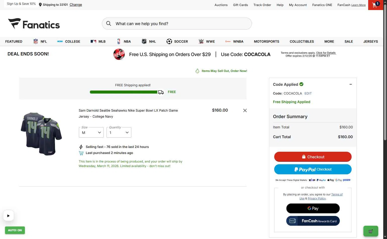 Fanatics Promo Codes - 10% Off (12 Verified) Feb 2026