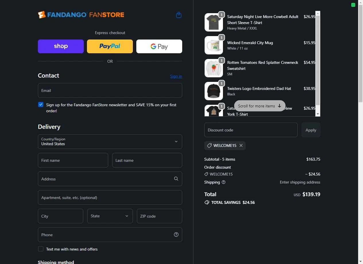 Fandango Discount Codes - 15% Off (5 Verified) Oct 2025