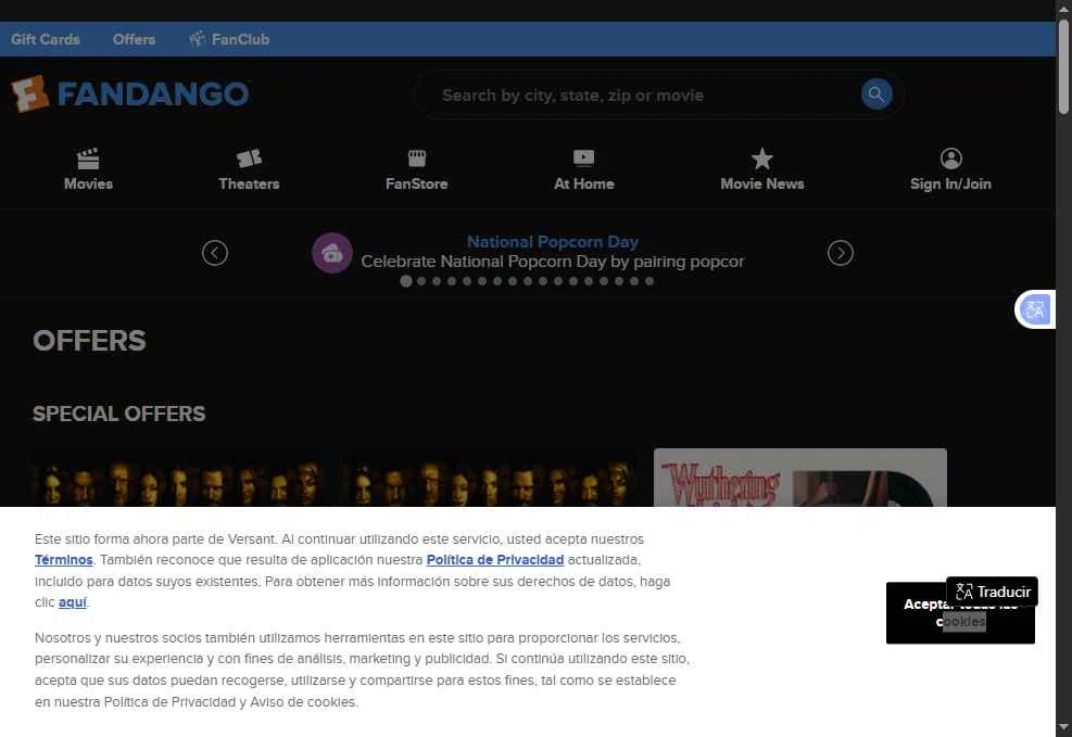 Fandango Promo Codes - 10% Off (3 Verified) Jan 2026