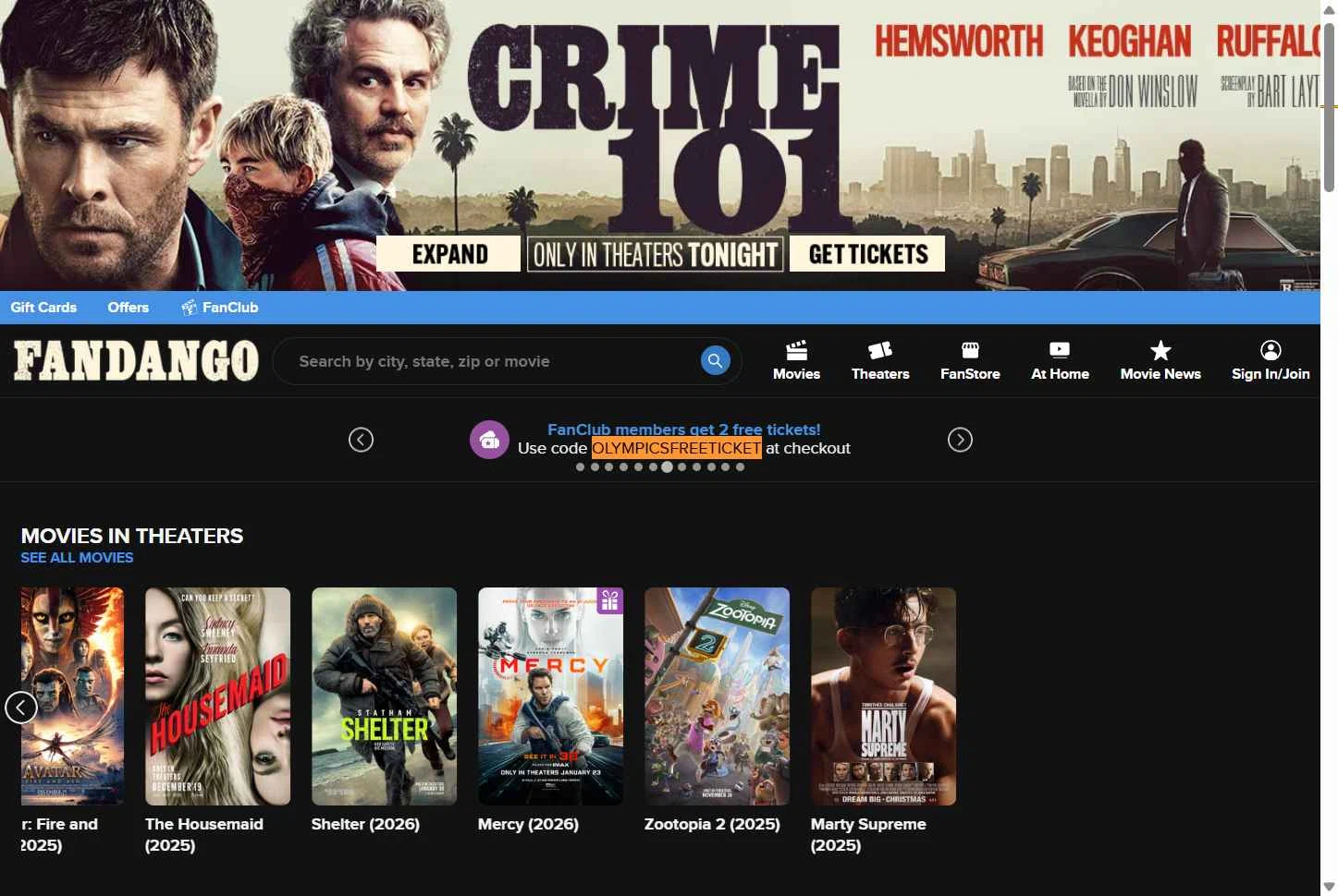 Fandango Promo Codes - 10% Off (4 Verified) Mar 2026