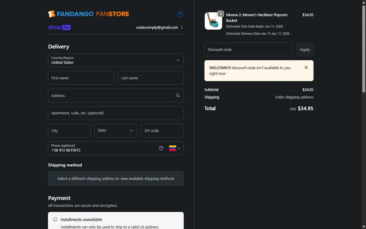 Fandango Promo Codes - 10% Off (3 Verified) Jan 2026
