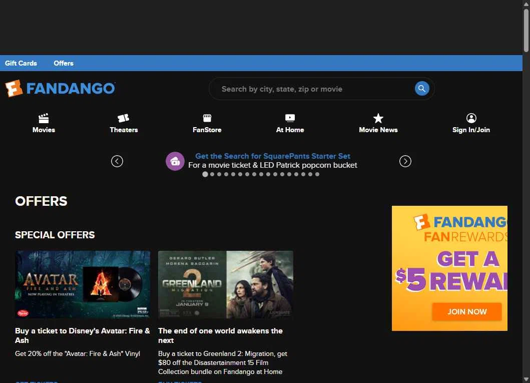 Fandango Promo Codes - 15% Off (5 Verified) Jan 2026