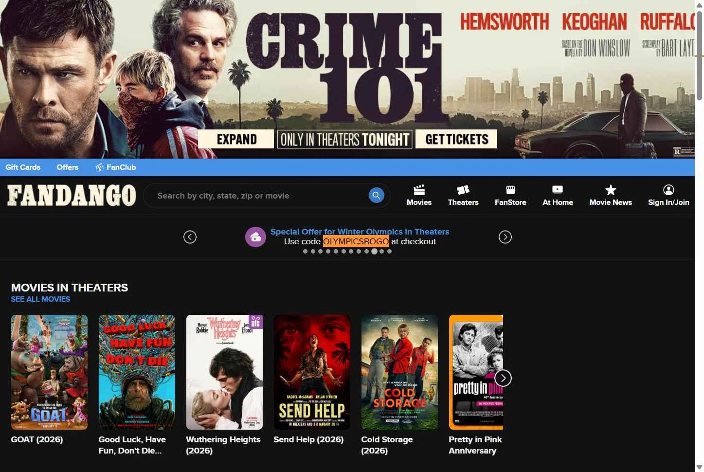 Fandango Promo Codes - 10% Off (4 Verified) Mar 2026