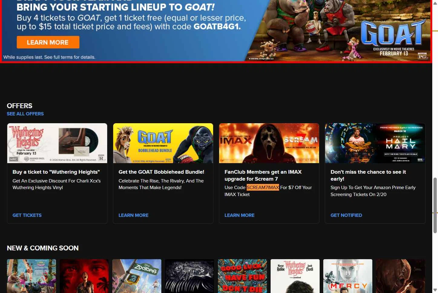 Fandango Promo Codes - 10% Off (4 Verified) Mar 2026