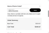 Fan OutFitters coupon verification screenshot