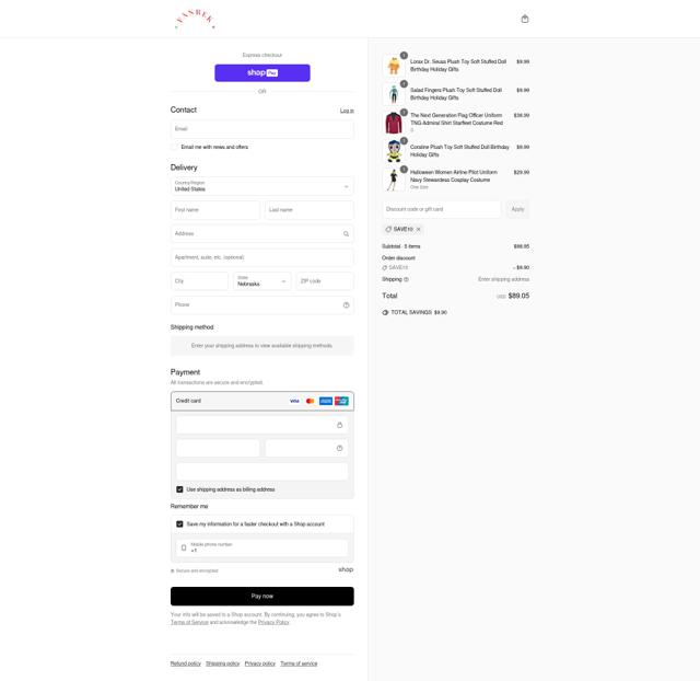 Fanrek checkout page showing Fanrek discount code box | Screenshot taken by SimplyCodes community member on Jun 29, 2025