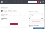 Welcome coupon verification screenshot