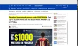 CBS Sports - Fantasy Football coupon verification screenshot