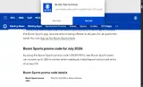 CBS Sports - Fantasy Football coupon verification screenshot