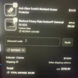 BESTBUY coupon verification screenshot