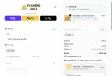 Farmers Juice coupon verification screenshot