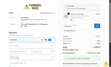 Farmers Juice coupon verification screenshot