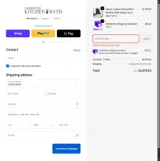 Farmhouse Kitchen and Bath coupon verification screenshot