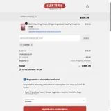 Charlie coupon verification screenshot