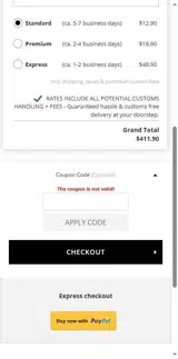SAVE50 coupon verification screenshot
