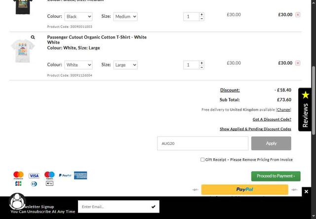 Fat Buddha Store checkout page showing Fat Buddha Store discount code box | Screenshot taken by SimplyCodes community member on Aug 23, 2025