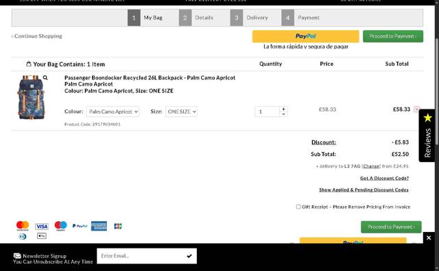 Fat Buddha Store checkout page showing Fat Buddha Store discount code box | Screenshot taken by SimplyCodes community member on Jul 2, 2025