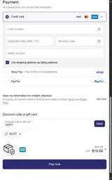 10OFF coupon verification screenshot