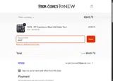 50off coupon verification screenshot