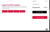 FDNY Shop coupon verification screenshot