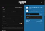 Fearless Records Store coupon verification screenshot
