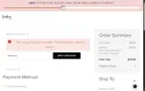 Feather and Noise coupon verification screenshot