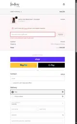 Feather and Noise coupon verification screenshot
