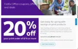 FedEx coupon verification screenshot