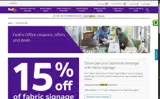 FedEx coupon verification screenshot