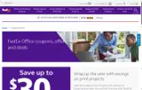 FedEx coupon verification screenshot