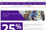 FedEx coupon verification screenshot