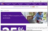 FedEx coupon verification screenshot