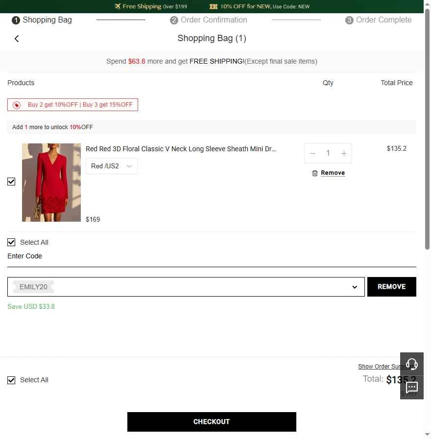Fehaute checkout page showing Fehaute coupon code box | Screenshot taken by SimplyCodes community member on Dec 20, 2025